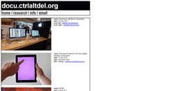 Desktop Screenshot of docu.ctrlaltdel.org