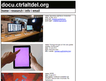Tablet Screenshot of docu.ctrlaltdel.org